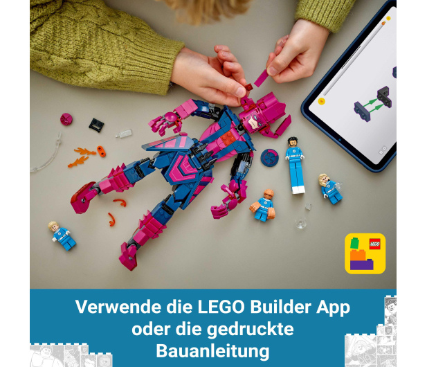 LEGO Marvel 76316 Figurka Fantastycznej Czwórki kontra Galactus - 1308223 - zdjęcie 4
